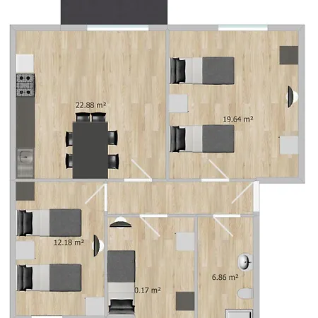 Zentrale Vollausgestattete לברקוסן